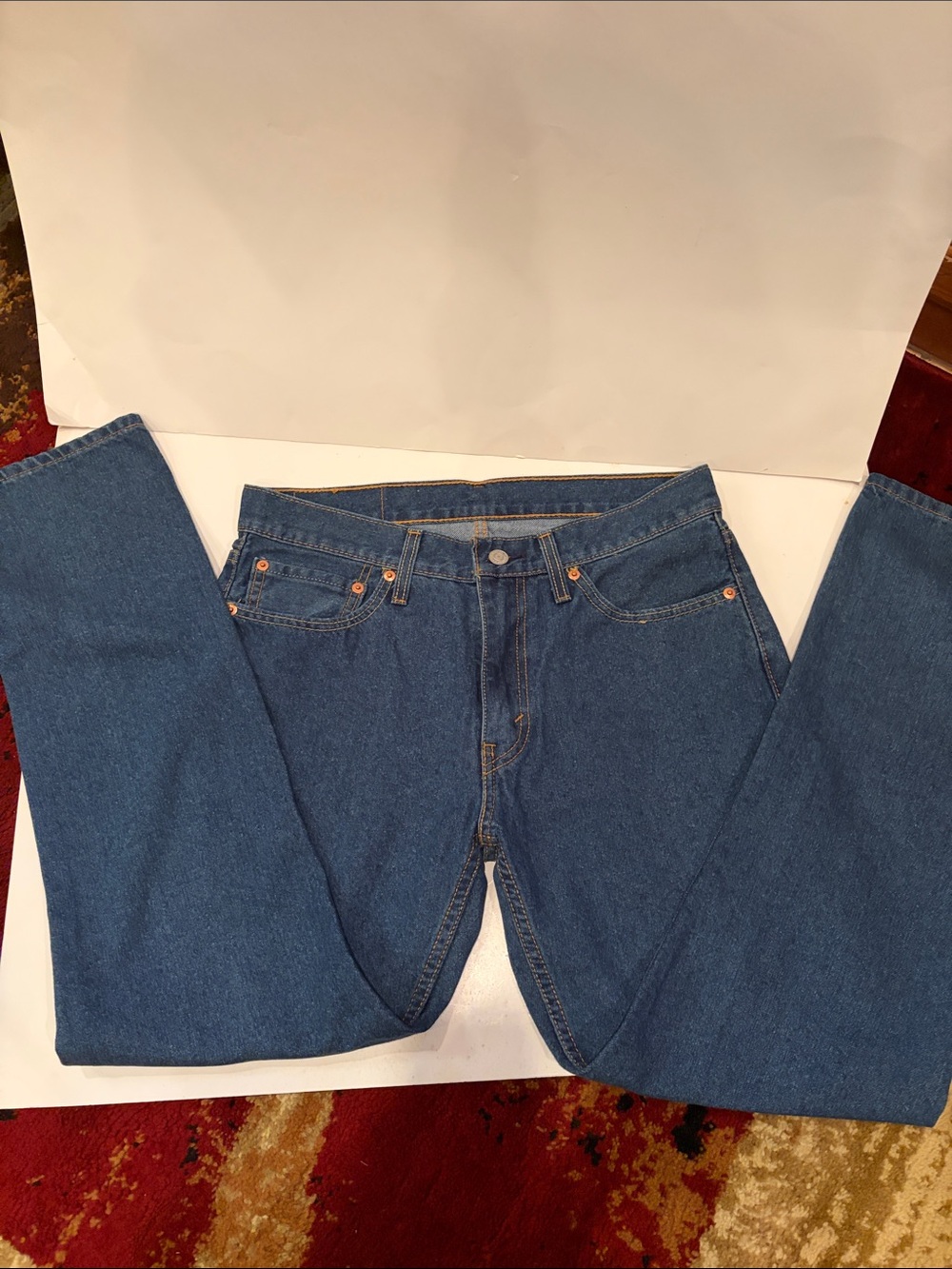 Levi's Dark Blue Straight-Leg Men's Jeans